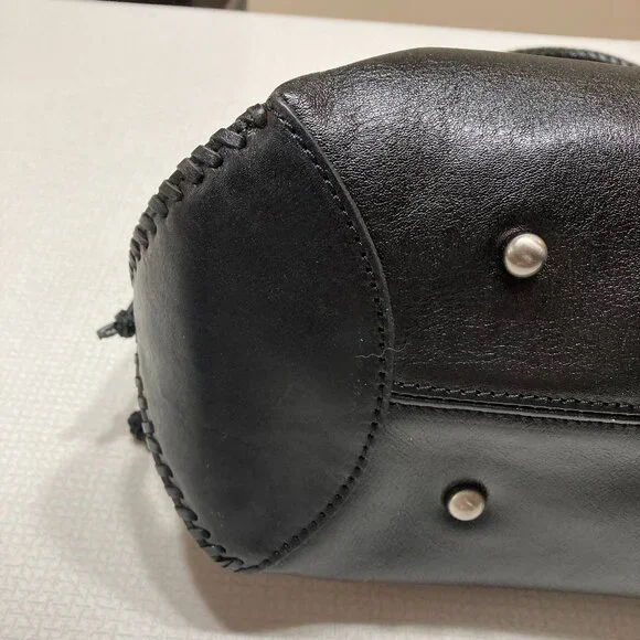 Patricia Nash Black Leather Shoulder Bag - Picture 6 of 16